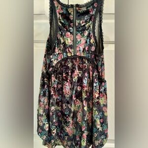 POL Pink Long Sleeve Ruffled Tiered Dress